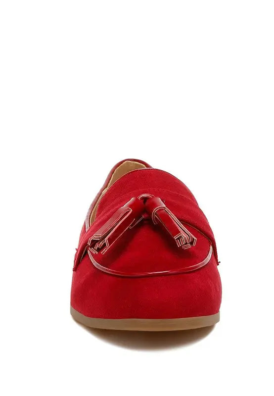 Folklore Micro Suede Tassel Loafers Rag Company