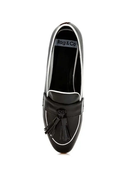 Mythos Dual Tone Tassel Loafers Rag Company