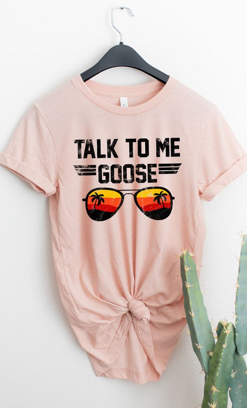 Talk to Me Goose Sunset Graphic Tee