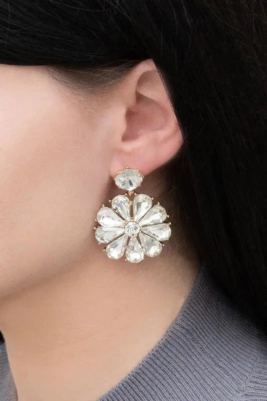 Fleur Drop Earrings Lovoda