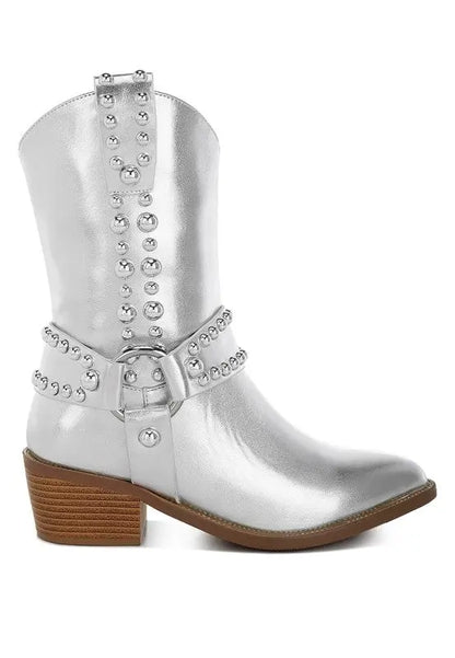 Altair Studded Harness Detail Boots