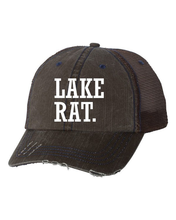 Lake Rat Embroidered Trucker Hat