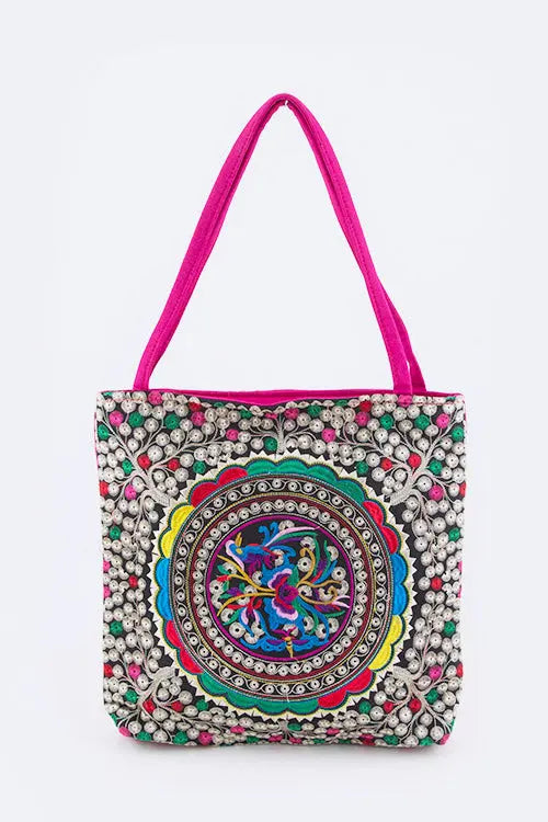 Tibetan Embroidery Fashion Tote Artini Accessories