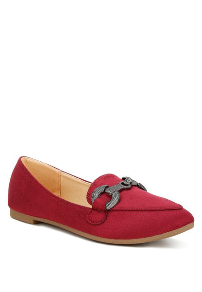 Fembot Horsebit Detail Flexible Loafers