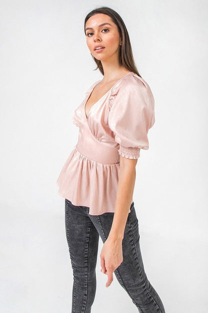 A Solid Sateen Top