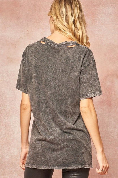 A Mineral Washed Graphic T-shirt