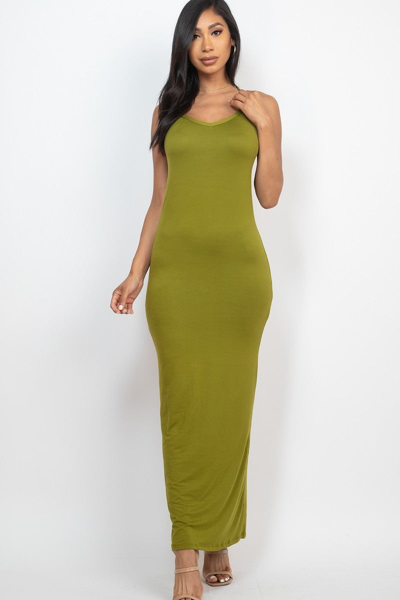 Racer Back Maxi Dress