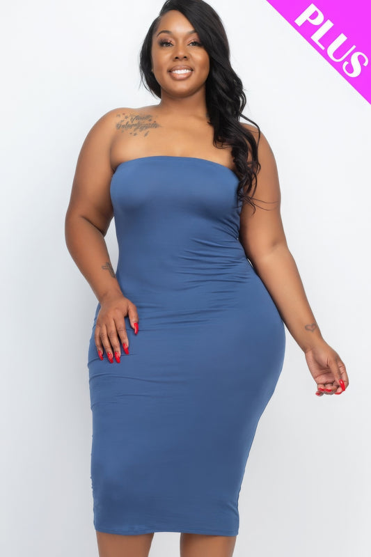 Plus Tube Bodycon Dress