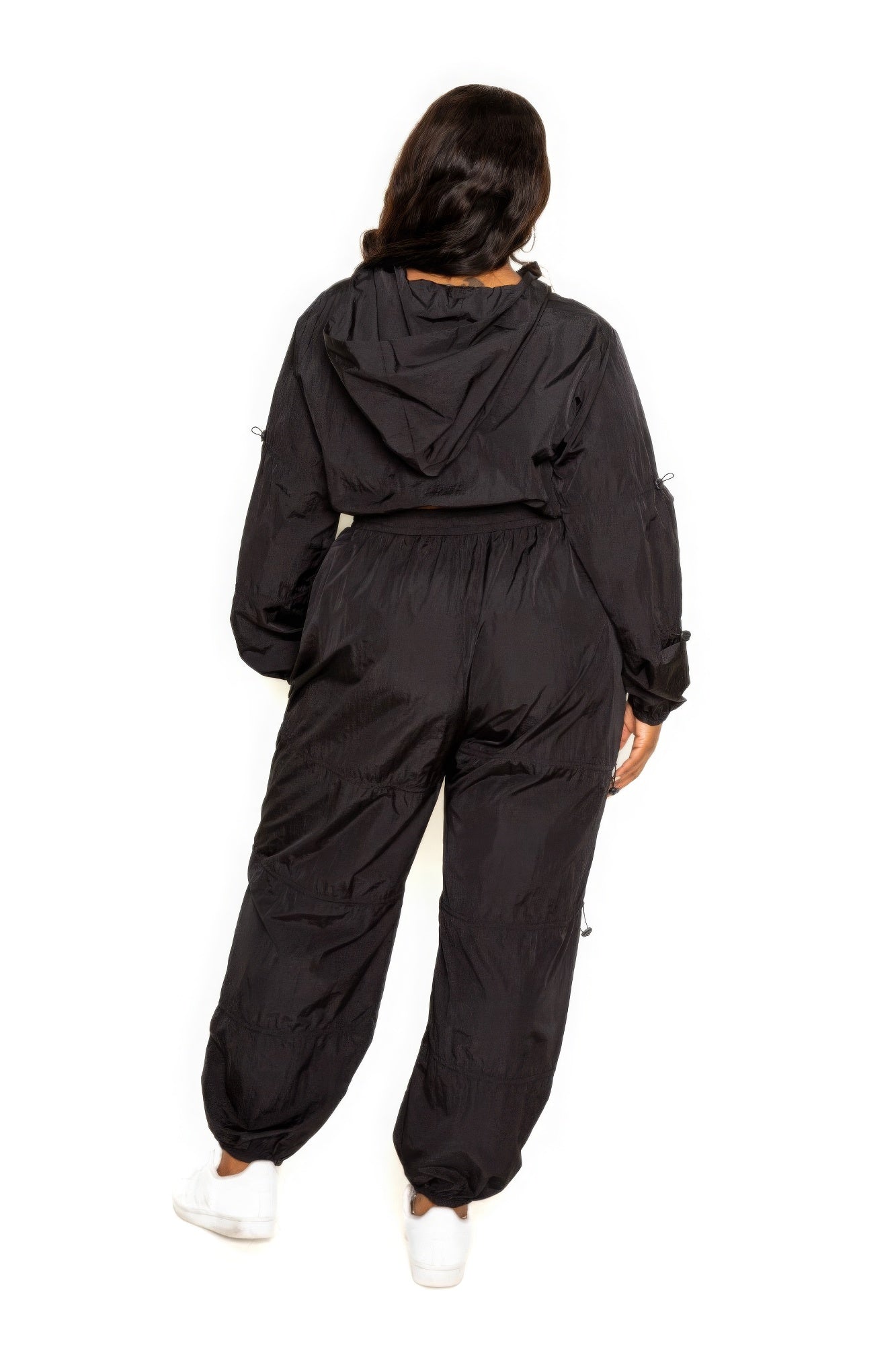 Active Zip Up Set With Cord Lock Detail