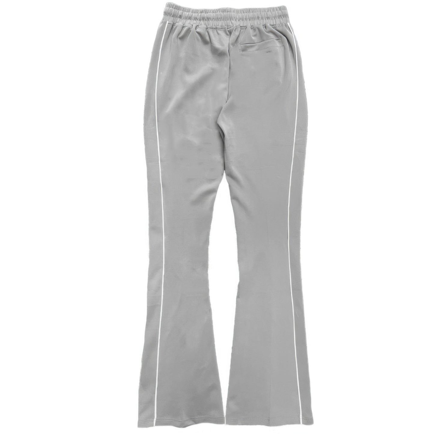 Mens Side Pipe Stacked Flare Pants