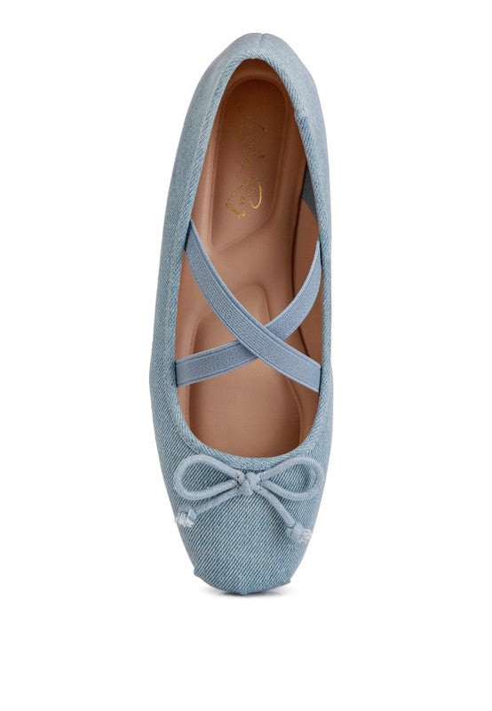 Arimer Criss Cross Strap Ballet Flats