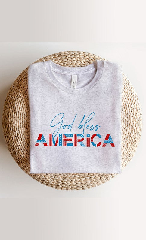 God Bless America Graphic Tee PLUS