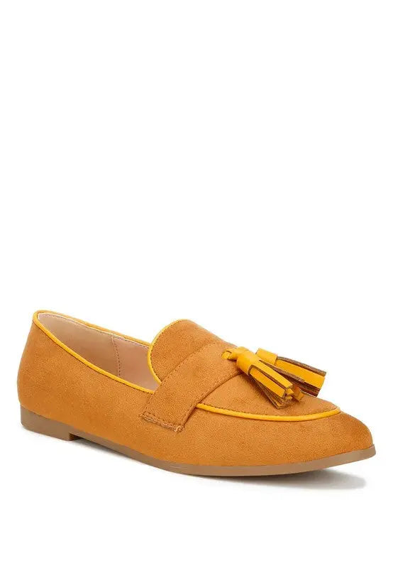 Folklore Micro Suede Tassel Loafers Rag Company