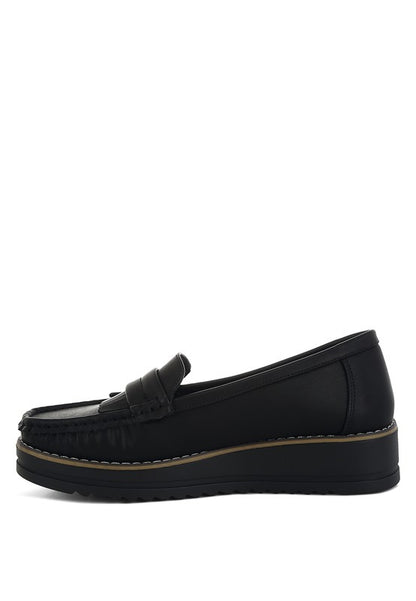 Croyda Fringed Nubuck Loafers