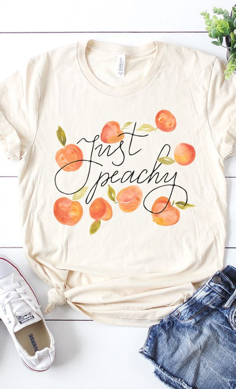 Vintage Just Peachy Graphic Tee