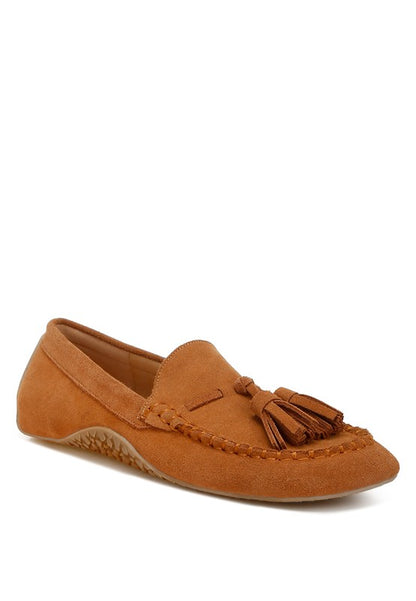 Kipstar Real Suede Leather Tassel Loafers