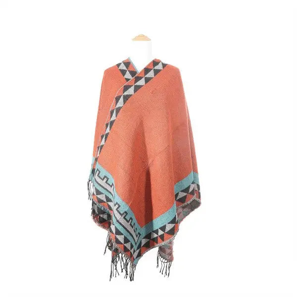 VINTAGE TRIBAL PONCHO AFFLUZA.COM