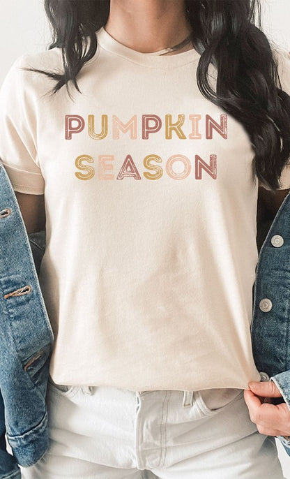 Retro Pumpkin Season PLUS Graphic Tee