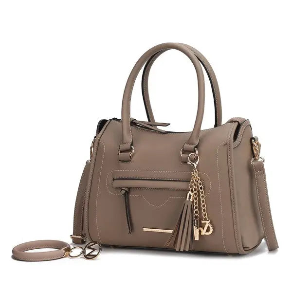 MKF Valeria Satchel with Keyring by Mia K MKF Collection by Mia K