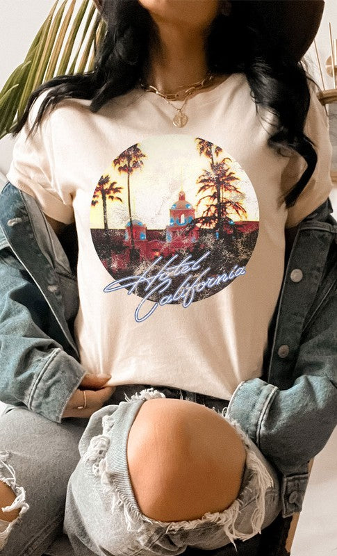 Retro Hotel California Graphic Tee PLUS