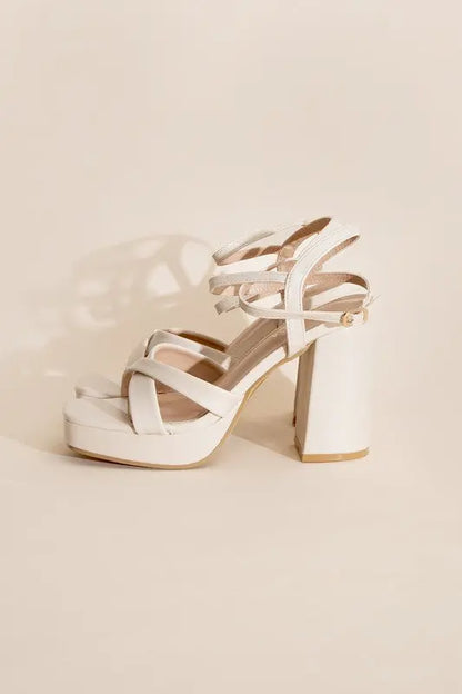 VALOR-1 Cross Ankle Strap Heels