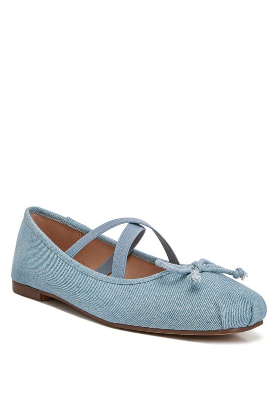 Arimer Criss Cross Strap Ballet Flats